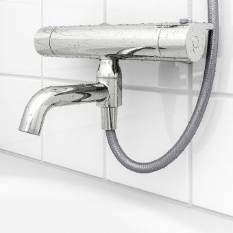 ВАЛЛАМОССЕ Термостатическ смеситель/душ/ванная, хромированный, 150 мм