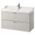 картинка ГОДМОРГОН / РЭТТВИКЕН Шкаф для раковины с 2 ящ, Кашён светло-серый, ХАМНШЕР смеситель, 102x49x68 см от магазина Wmart