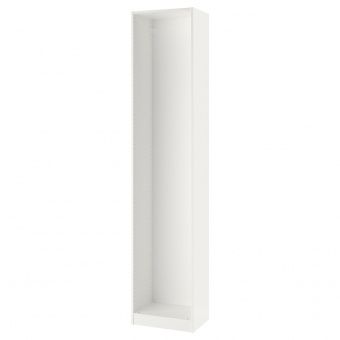 ПАКС Каркас гардероба, белый, 50x35x236 см