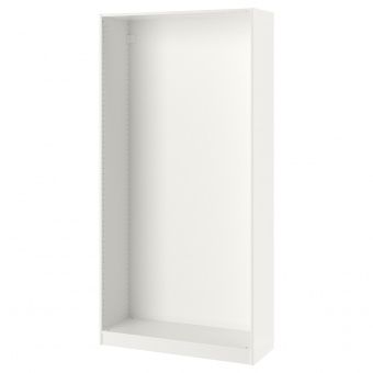 ПАКС Каркас гардероба, белый, 100x35x201 см