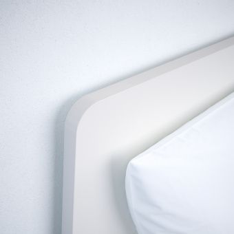 картинка АСКВОЛЬ Каркас кровати, белый, Лурой, 140x200 см от магазина Wmart