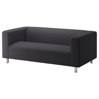 картинка KLIPPAN КЛИППАН 2-местный диван - Кабуса темно-серый от магазина Wmart