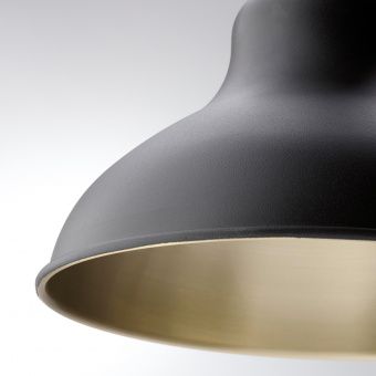 картинка АГУННАРИД Подвесной светильник с 3 лампами, черный от магазина Wmart
