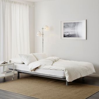картинка БЕДИНГЕ 3-местный диван-кровать, Шифтебу темно-серый от магазина Wmart