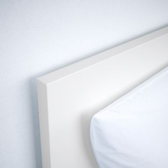 картинка МАЛЬМ Высокий каркас кровати/4 ящика, белый, Лурой, 180x200 см от магазина Wmart