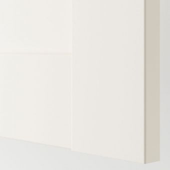 БЕРГСБУ Дверь, белый, 50x229 см