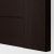 картинка ПАКС / БЕРГСБУ Гардероб, комбинация, черно-коричневый, 150x60x236 см от магазина Wmart