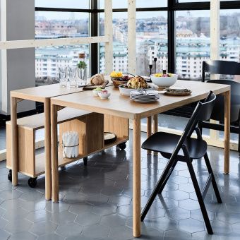 картинка РОВАРОР Консольный стол, дубовый шпон, 130x45x74 см от магазина Wmart