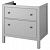 картинка HEMNES ХЕМНЭС Шкаф для раковины с 2 ящ - серый 80x47x83 см от магазина Wmart
