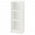 картинка БИЛЛИ Стеллаж, белый, 40x28x106 см от магазина Wmart