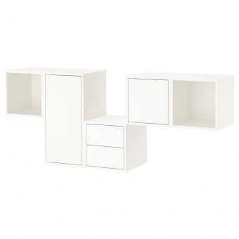 картинка EKET ЭКЕТ Комбинация настенных шкафов - белый 175x35x70 см от магазина Wmart
