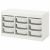 картинка ТРУФАСТ Комбинация д/хранения+контейнеры, белый, белый, 99x44x56 см от магазина Wmart