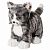 картинка ЛИЛЛЕПЛУТТ Мягкая игрушка, кот серый, белый от магазина Wmart