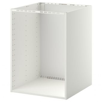 картинка МЕТОД Напольный шкаф д/встр духовки/мойки, белый, 60x60x80 см от магазина Wmart