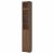 картинка БИЛЛИ / ОКСБЕРГ Стеллаж с верхними полками/дверьми, коричневый ясеневый шпон, стекло, 40x30x237 см от магазина Wmart