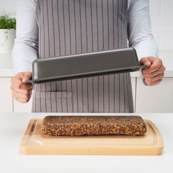 ХЕММАБАК Форма для хлеба, серый, 1.8 л