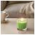 СИНЛИГ Ароматическая свеча в стакане, Яблоко и груша, зеленый, 9 см