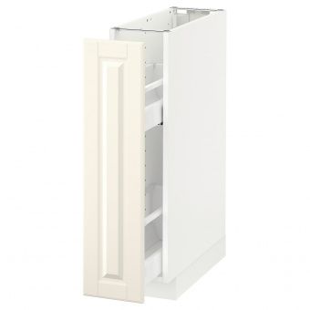 картинка МЕТОД Напол шкаф/выдв внутр элем, белый, Будбин белый с оттенком, 20x60 см от магазина Wmart