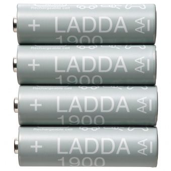 картинка LADDA ЛАДДА Аккумуляторная батарейка - HR06 AA 1,2 В 1900 мА•ч от магазина Wmart