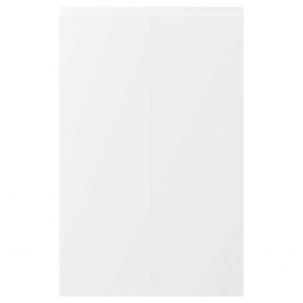 картинка ВОКСТОРП Дверца д/напольн углового шк, 2шт, правосторонний матовый белый белый, 25x80 см от магазина Wmart
