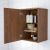 картинка ГОДМОРГОН Навесной шкаф с 1 дверцей, под коричневый мореный ясень, 40x32x58 см от магазина Wmart
