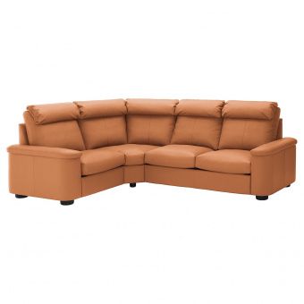 картинка ЛИДГУЛЬТ 4-местный угловой диван, Гранн/Бумстад золотисто-коричневый от магазина Wmart