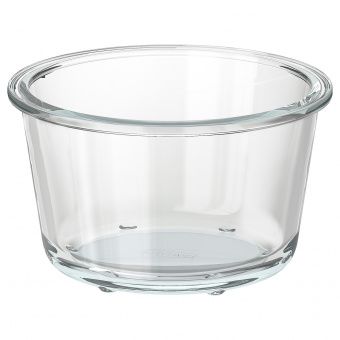 ИКЕА/365+ Контейнер для продуктов, круглой формы, стекло, 600 мл