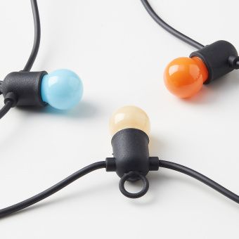 картинка СОЛВИДЕН Гирлянда, 12 светодиодов, с батарейным питанием, для сада разноцветный от магазина Wmart