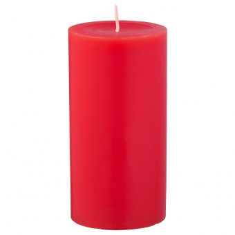 СИНЛИГ Формовая свеча, ароматическая, Красные садовые ягоды, красный, 14 см