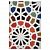 картинка HEMBJUDEN ХЕМБЬЮДЕН Ковер, короткий ворс - разноцветный 133x195 см от магазина Wmart