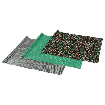 картинка VINTER 2021 ВИНТЕР 2021 Рулон оберточной бумаги - анималистический орнамент зеленый 3x0.7 м/2.10 м²x3 штуки от магазина Wmart