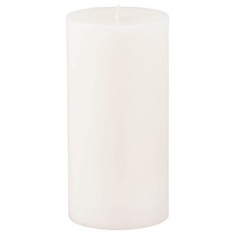 СИНЛИГ Формовая свеча, ароматическая, Сладкая ваниль, естественный, 14 см