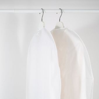 картинка ХОДДА Чехол для одежды, прозрачный белый, 60x105 см от магазина Wmart
