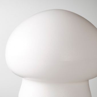 картинка ХЁСТФЕСТ Декоративная подсветка, светодиоды, с батарейным питанием д/дома/улицы, гриб белый, 15 см от магазина Wmart