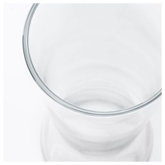 ТИДВАТТЕН Ваза, прозрачное стекло, 45 см