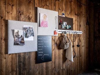 картинка СВЕНСОС Доска для записей, с кнопками, бежевый, 60x60 см от магазина Wmart