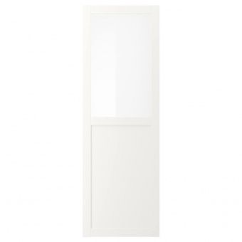 ВЭРД Панельн/стеклян дверца, белый, 60x180 см