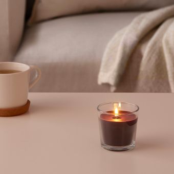 картинка СИНЛИГ Ароматическая свеча в стакане, Перец, черный, 7.5 см от магазина Wmart