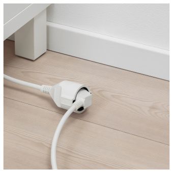 КОПЛА Удлинитель, с заземлением белый, 5 м