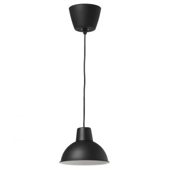 СКУРУП Подвесной светильник, черный, 19 см