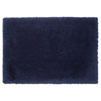 картинка ALMTJÄRN АЛЬМТЬЕРН Коврик для ванной - темно-синий 60x90 см от магазина Wmart
