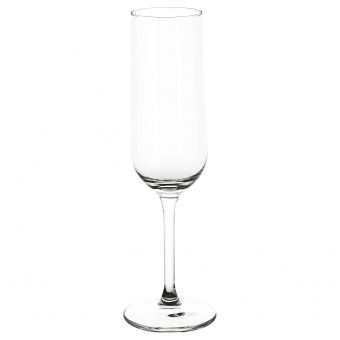 картинка HEDERLIG ХЕДЕРЛИГ Бокал для шампанского - прозрачное стекло 22 сл от магазина Wmart