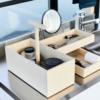 картинка РОВАРОР Ящик-сундук, березовая фанера, 36x18x31 см от магазина Wmart