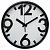 картинка ЮККЕ Настенные часы, белый, черный, 23 см от магазина Wmart