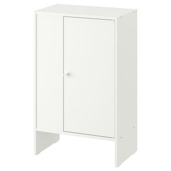 картинка BAGGEBO БАГГЕБО Шкаф с дверью - белый 50x30x80 см от магазина Wmart