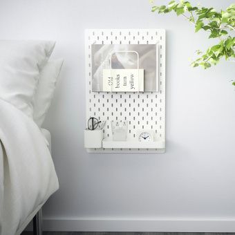 картинка СКОДИС Настенная панель, комбинация, белый, 36x56 см от магазина Wmart