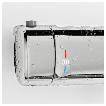 ВОКСНАН Термостатическ смеситель/душ/ванная, хромированный, 150 мм