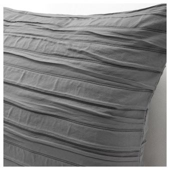 ВЕКЕТОГ Чехол на подушку, серый, 40x65 см