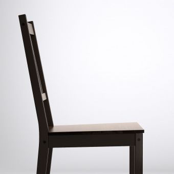 ГАМЛАРЕД / СТЕФАН Стол и 2 стула, светлая морилка антик, коричнево-чёрный
