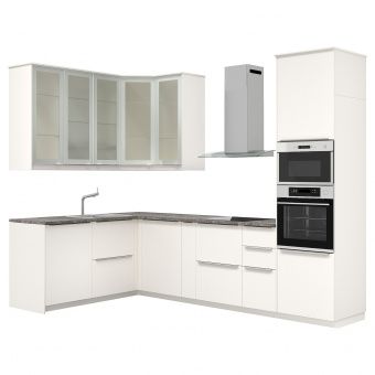 картинка METOD МЕТОД Кухня - белый/Веддинге белый 310x190x251 см от магазина Wmart